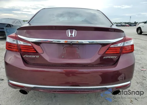 2016 Honda Accord Sport из США, поврежденный, VIN 1HGCR2F57GA105318